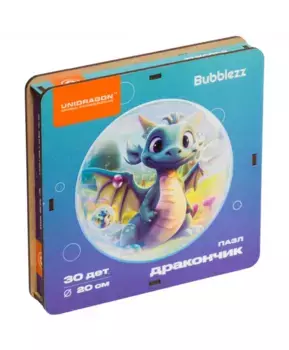 Деревянный пазл Bubblezz Дракон 30 деталей