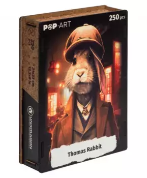 Деревянный пазл Pop Art Томас Кролик 250 деталей