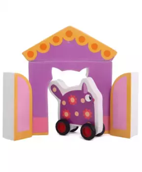 Конструктор Кошечка Мяу с игрушкой-каталкой