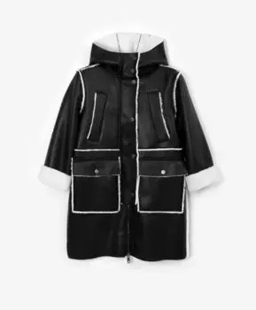 Дубленка черная Gulliver (170)