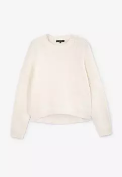 Джемпер из буклированной пряжи молочный GLVR