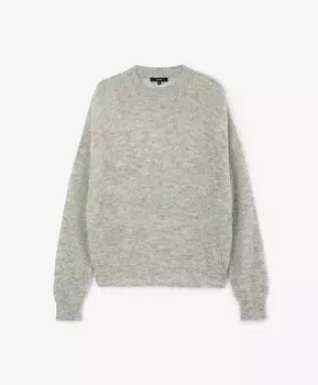Джемпер мягкой свободной формы серый GLVR (M)