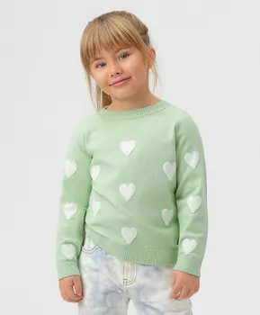 Джемпер с жаккардовым рисунком Button Blue (98)