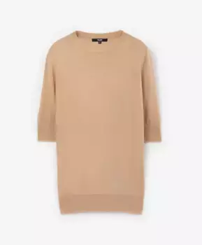 Джемпер вязаный бежевый GLVR (L)