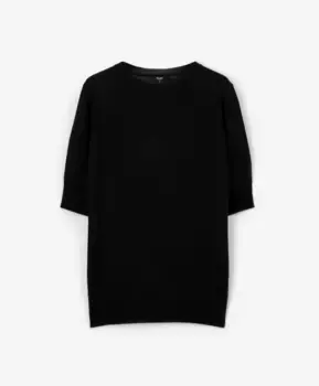 Джемпер вязаный черный GLVR (M)