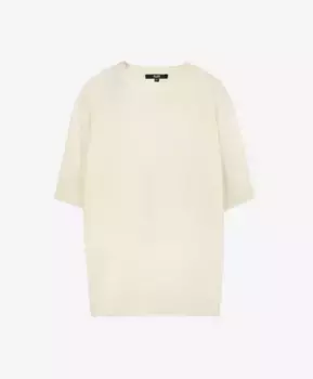 Джемпер вязаный молочного цвета GLVR (M)