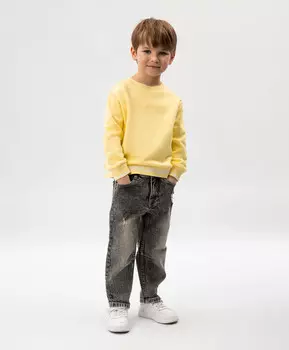Джинсы для мальчика серые вареные Roberto Moretti