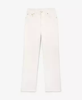 Джинсы молочного цвета regular fit GLVR (S)