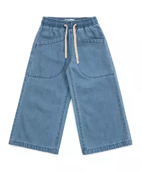 Джинсы relaxed fit голубые для девочки Button Blue (98)