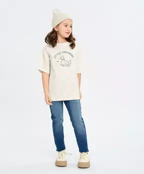 Джинсы скини детские синие Button Blue