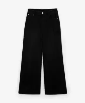 Джинсы-трубы черные GLVR (XL)