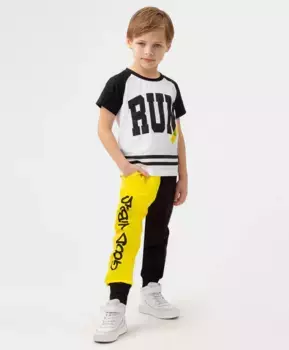 Джоггеры мультицвет Button Blue (98)