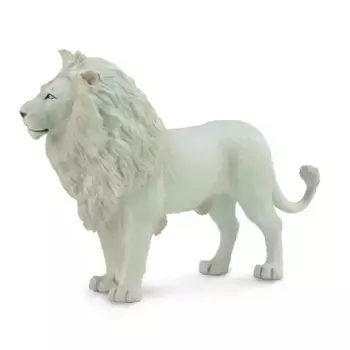 Фигурка Лев белый дикие животные