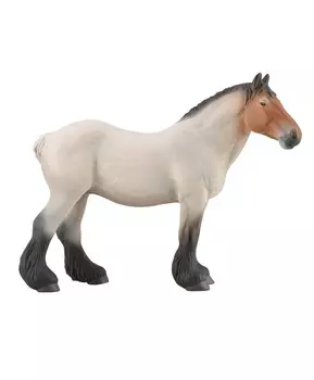 Фигурка лошади голландская тягловая кобыла Чалая, XL