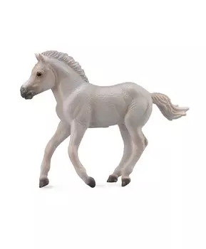 Фигурка лошади Жеребёнок Фьордской лошади серый, М