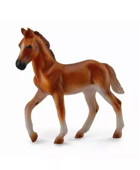 Фигурка лошади Жеребёнок Перуанский Пасо каштановый, M