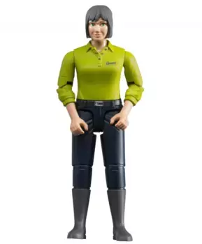 Фигурка женщины темносиние джинсы