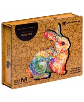 Фигурный пазл Драгоценный кролик M
