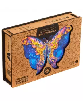 Фигурный пазл Межгалактическая бабочка S