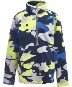 Флисовая толстовка с орнаментом "Милитари" Gulliver (158)