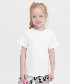 Футболка базовая белая Button Blue