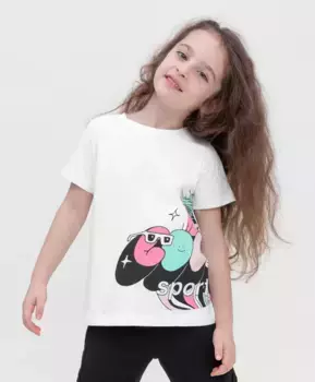 Футболка белая Button Blue (122)