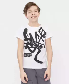 Футболка белая Button Blue (146)