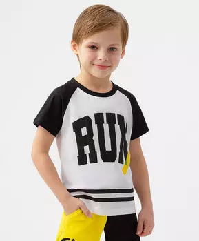 Футболка белая с принтом Button Blue (98)