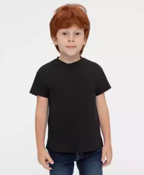 Футболка черная Button Blue (134)