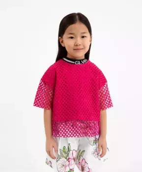 Футболка двуслойная розовая Gulliver (128)