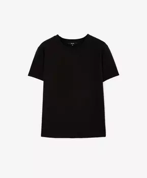 Футболка прямой свободой формы черная GLVR