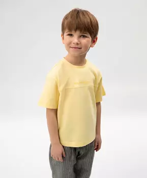 Футболка с коротким рукавом для мальчика желтая Roberto Moretti