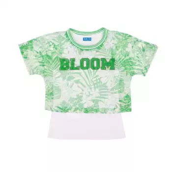 Футболка с принтом Button Blue (104)