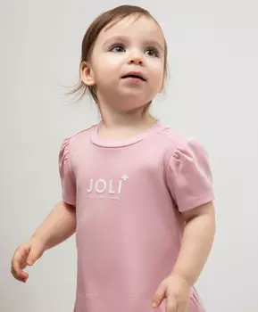 Футболка с рукавами-фонариками розовая для девочки Gulliver (80-48)
