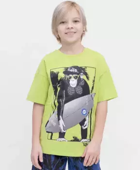 Футболка салатовая Button Blue (152)