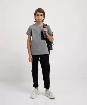 Футболка серая с коротким рукавом Gulliver