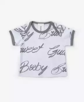 Футболки из хлопка с принтом 2 шт. Gulliver (3-6 м)