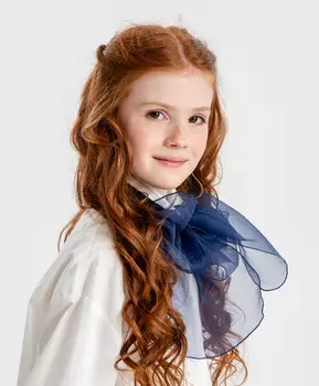 Галстук-бант для девочки синий Button Blue (One size)
