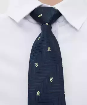 Галстук синий Button Blue (31)