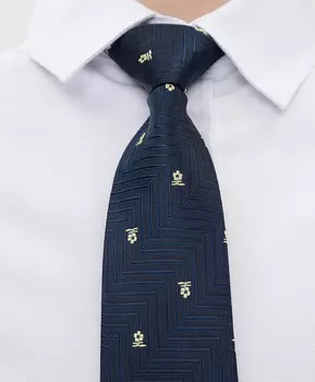 Галстук синий Button Blue