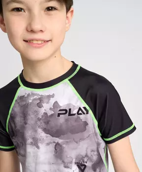 Гидрофутболка с принтом детская мультицвет Button Blue