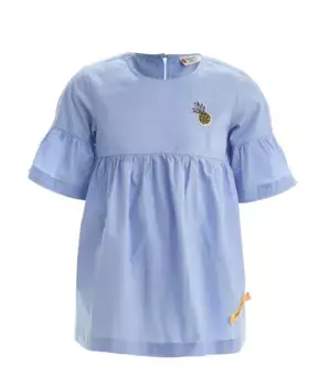 Голубая блузка Button Blue (98)