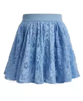 Голубая кружевная юбка Button Blue (122)