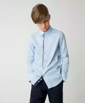 Голубая рубашка Gulliver (122)