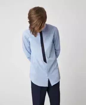 Голубая рубашка Gulliver (170)