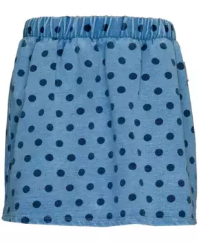 Голубая юбка в горошек Button Blue (152)