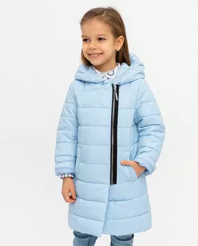 Голубое демисезонное пальто Gulliver