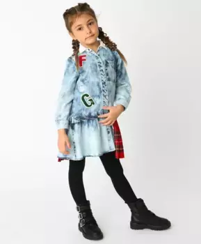Голубое платье Gulliver (110)