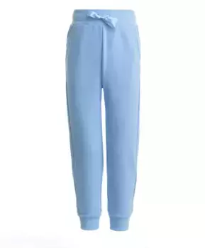 Голубые брюки из футера Button Blue (140)