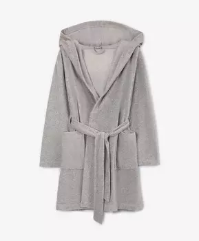 Халат из меланжевого велюра Gulliver (98-104)